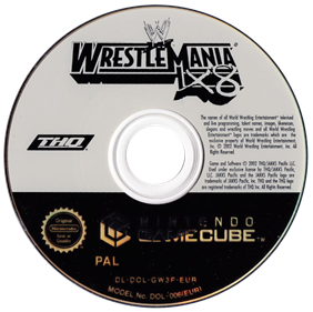 WWE WrestleMania X8 - Disc Image
