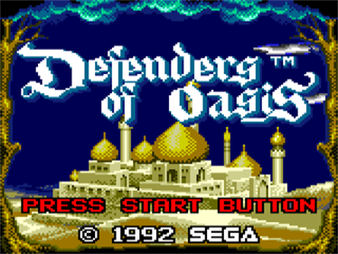 Defenders of Oasis - Screenshot - Game Title Image