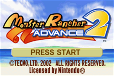 Monster Rancher Advance 2 - Screenshot - Game Title Image
