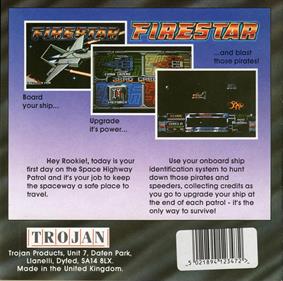 Firestar - Box - Back Image