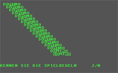 Domino (Syntax Magazin) - Screenshot - Game Title Image