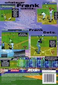 Frank Thomas Big Hurt Baseball - Box - Back Image