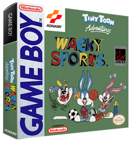 Tiny Toon Adventures: Wacky Sports - Box - 3D Image