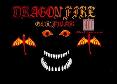 Dragonfire: Gulf War - Screenshot - Game Title Image