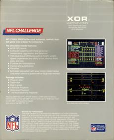 NFL Challenge - Box - Back Image