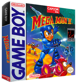 Mega Man II - Box - 3D Image