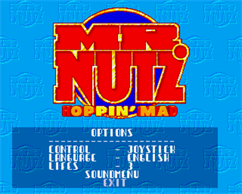 Mr. Nutz: Hoppin' Mad - Screenshot - Game Select