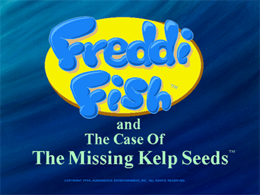 Freddi Fish and the Case of the Missing Kelp Seeds - Screenshot - Game Title Image