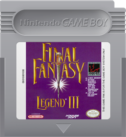 Final Fantasy Legend III - Fanart - Cart - Front