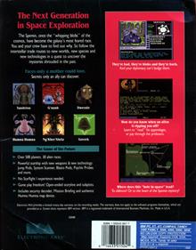 Starflight 2: Trade Routes of the Cloud Nebula - Box - Back Image