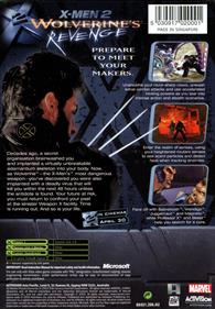 X2: Wolverine's Revenge - Box - Back Image