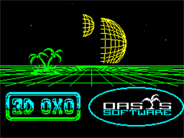 3D OXO - Screenshot - Game Title Image