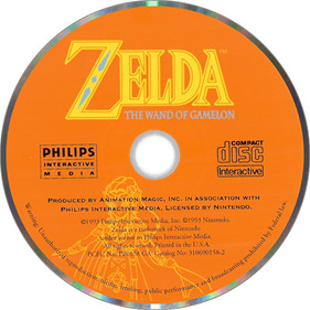 Zelda: The Wand of Gamelon - Disc Image