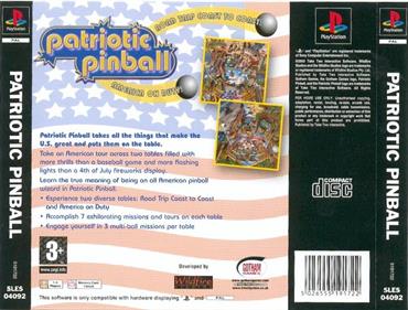 Patriotic Pinball - Box - Back Image
