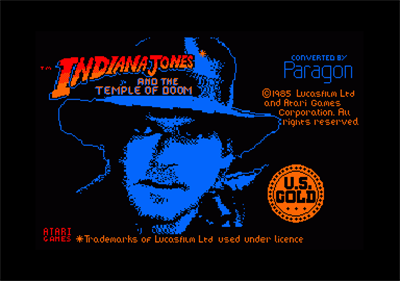 Indiana Jones and the Temple of Doom  - Screenshot - Game Title Image