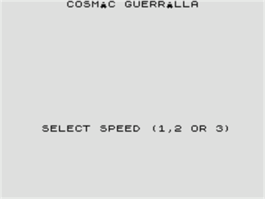Cosmic Guerilla - Screenshot - Game Title Image