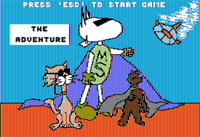 Supermartian... The Adventure - Screenshot - Game Title Image