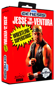 Jesse "The Body" Ventura: Wrestling Superstars - Box - 3D Image