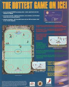 NHL Hockey - Box - Back Image