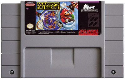 Mario's Time Machine - Cart - Front Image