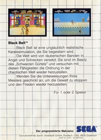 Black Belt - Box - Back Image