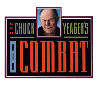 Chuck Yeager's Air Combat - Clear Logo Image