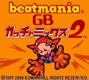 beatmania GB Gotcha Mix 2 - Screenshot - Game Title Image