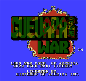 Guevara War - Screenshot - Game Title Image