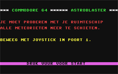 Astroblaster - Screenshot - Game Title Image