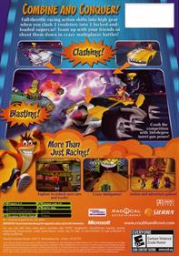 Crash Tag Team Racing - Box - Back Image