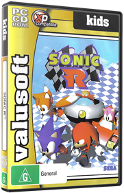 Sonic R - Box - 3D Image