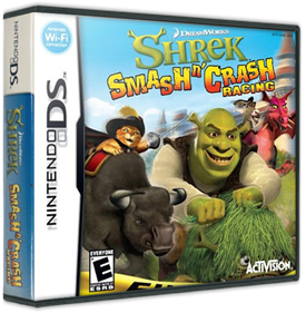 Shrek: Smash n' Crash Racing - Box - 3D Image