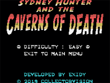 Sydney Hunter and the Caverns of Death - Screenshot - Game Title Image