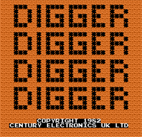 Digger (CVS) - Screenshot - Game Title Image