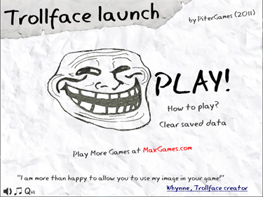 Trollface Launch - Screenshot - Game Title Image