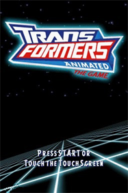 Transformers Animated: The Game - Screenshot - Game Title Image