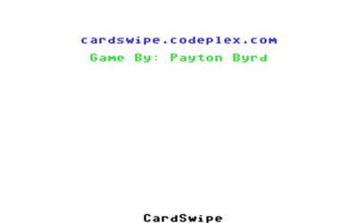 CardSwipe - Screenshot - Game Title Image