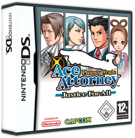 Phoenix Wright: Ace Attorney: Justice for All - Box - 3D Image