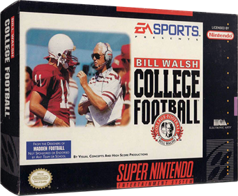 Bill Walsh College Football - Box - 3D Image