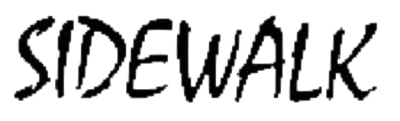 Sidewalk - Clear Logo Image