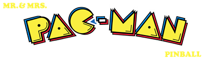 Mr. & Mrs. Pac-Man Pinball - Clear Logo Image