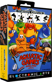 The Aquatic Games Starring James Pond and the Aquabats - Box - 3D Image