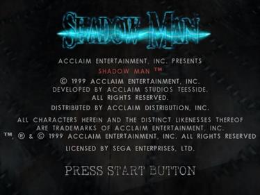 Shadow Man - Screenshot - Game Title Image