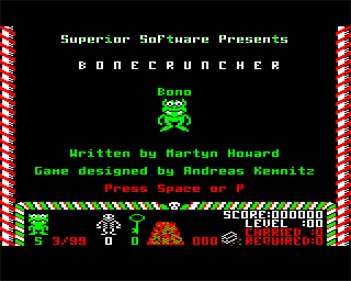 BoneCruncher - Screenshot - Game Select Image