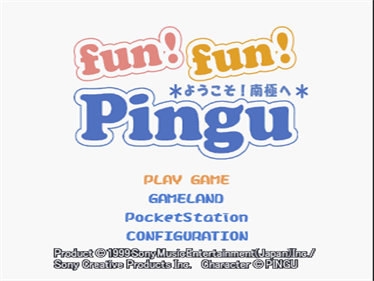 Fun! Fun! Pingu - Screenshot - Game Title Image