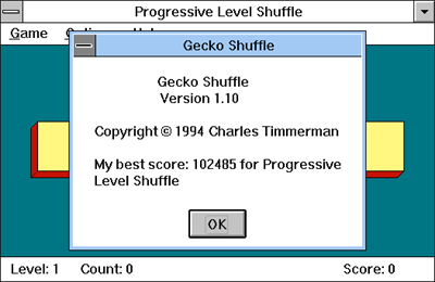 Gecko Shuffle - Screenshot - Game Over Image