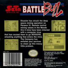 Battle Bull - Box - Back Image