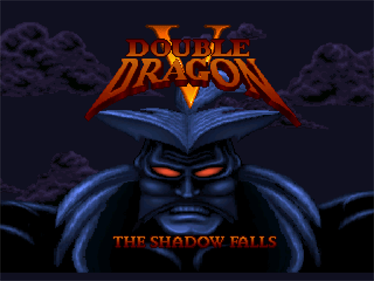 Double Dragon V: The Shadow Falls - Screenshot - Game Title Image