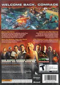 Command & Conquer: Red Alert 3 - Box - Back Image