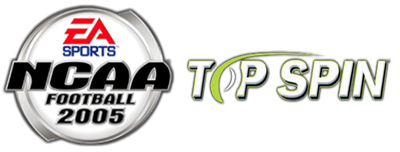 NCAA Football 2005 / Top Spin Combo - Clear Logo Image